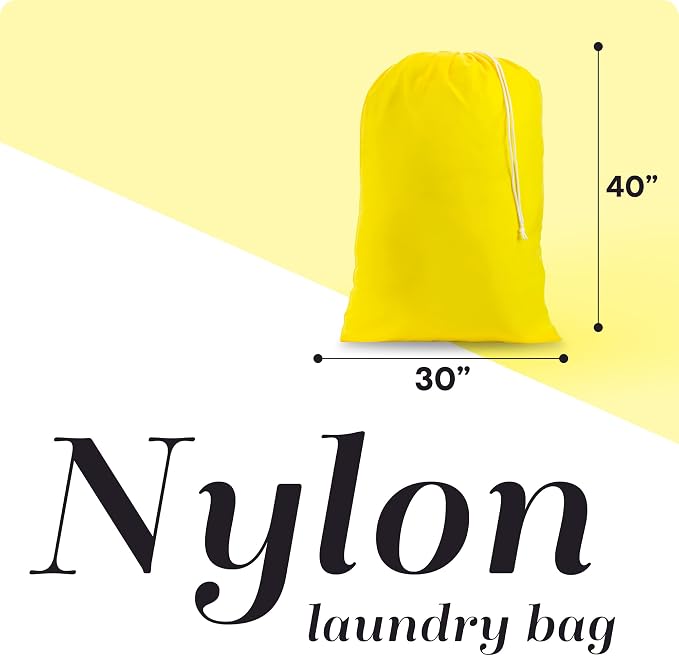 XL Nylon Laundry Bag 30" x 40", Heavy Duty 60 lb Capacity - Image 2