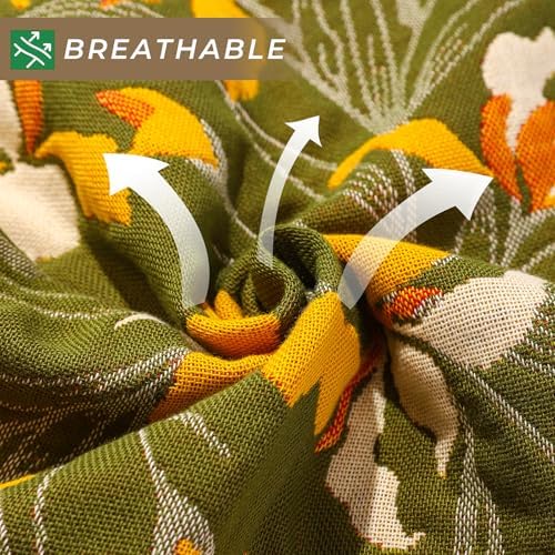 Set of 4 Cotton Floral Kitchen Towels - Image 4