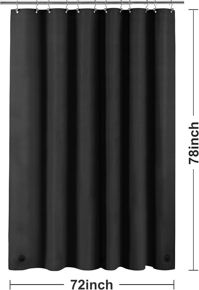 Barossa Design Long Shower Curtain Liner 78" Height - Image 6
