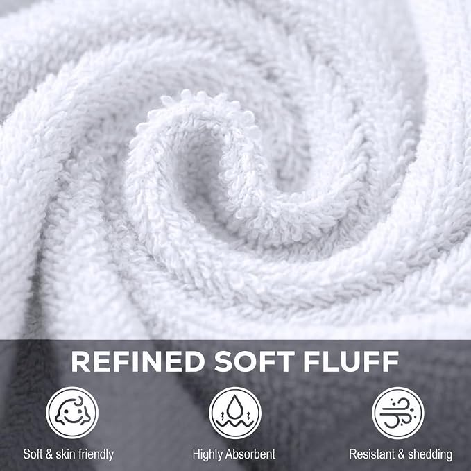 Utopia Towels 24 Pack Cotton Washcloths Set, 100% Ring Spun Cotton, Highly - Image 9