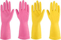 Rubber gloves dishwashing 2 or 4 Pairs by IUCGE