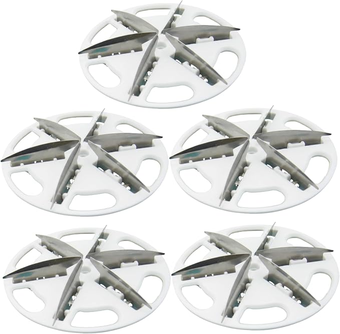 Fabric Shaver Replacement Blades 5-Pack 57mm – Alloy Pill Shaver 6-Blade Head by Cndiyald