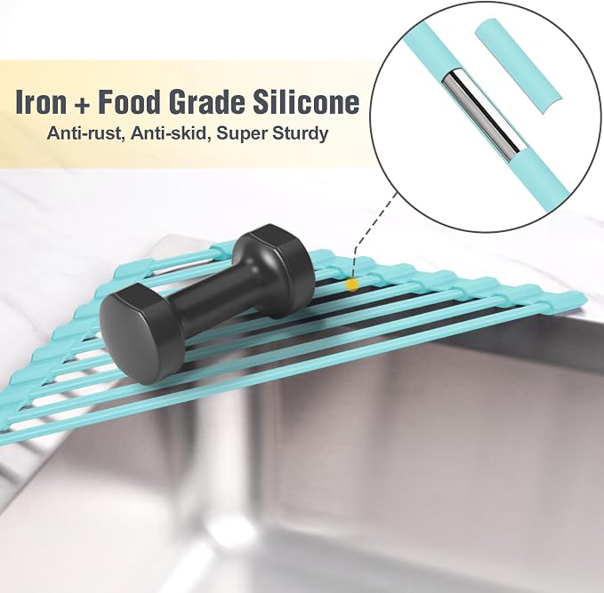 Tomorotec Roll Up Dish Drying Rack - Image 3