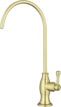Delle Rosa Brushed Gold Drinking Water Faucet, Non-Air Gap Stainless Steel by DelleRosa