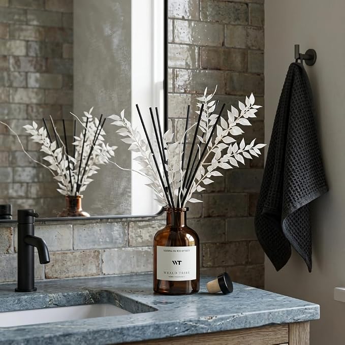 Reed Diffuser Set for Bathroom Air Fresheners, Oil Diffuser Sticks | Hotel - Image 5