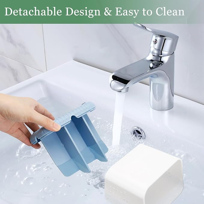 Bathroom Toothbrush Holders, Kids Toothbrush and Toothpaste Holder | Easy To - Image 3