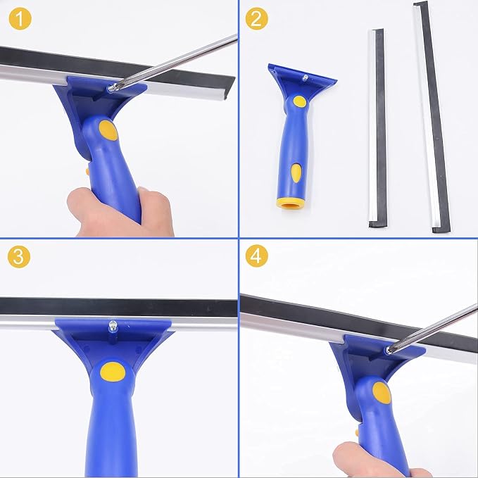Window Washing Kit with Extension Pole, Window Cleaner - Image 8