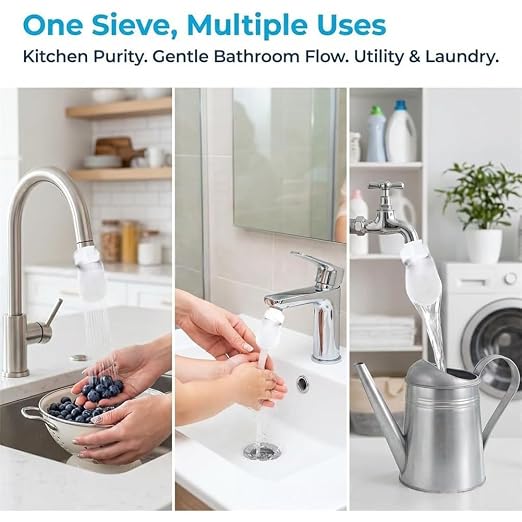 100pc*1000 Mesh Universal Faucet Filter Bag, Water Filter - Image 7