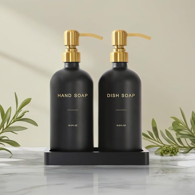 Prus Waso Black Soap Dispenser for Kitchen Sink - Image 5