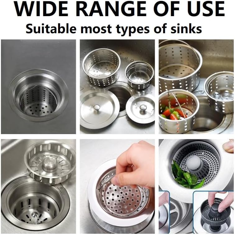 200-Pack Disposable Kitchen Sink Strainer Mesh Bag - Image 6