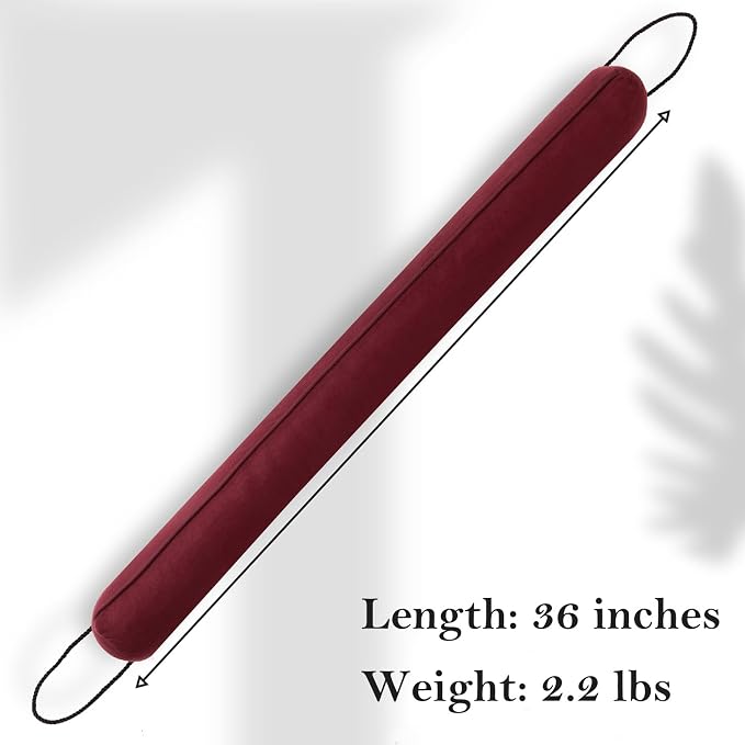 Sunolga Door Draft Stopper, Removable Washable Cover, Blocks Hot and Cold Air - Image 2