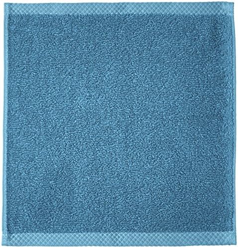 Amazon Basics Soft Cotton Washcloths, Lake Blue - Image 5