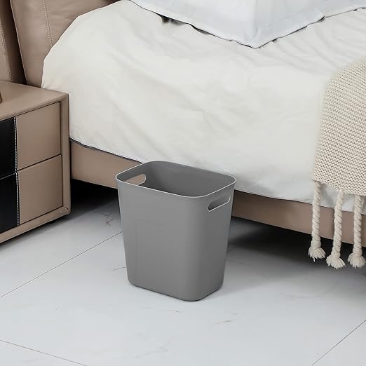 UUJOLY Plastic Small Trash Can Wastebasket, Garbage Container Basket - Image 2