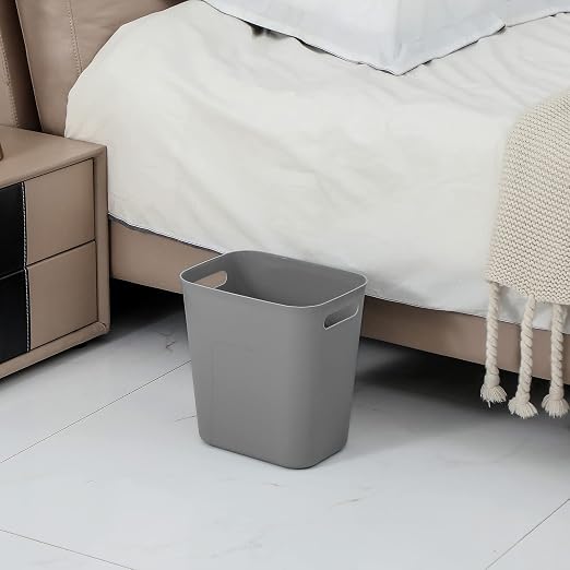 Plastic Small Bathroom Trash Can Wastebasket, 3.5 Gallon, 2 Pack | Compact - Image 3
