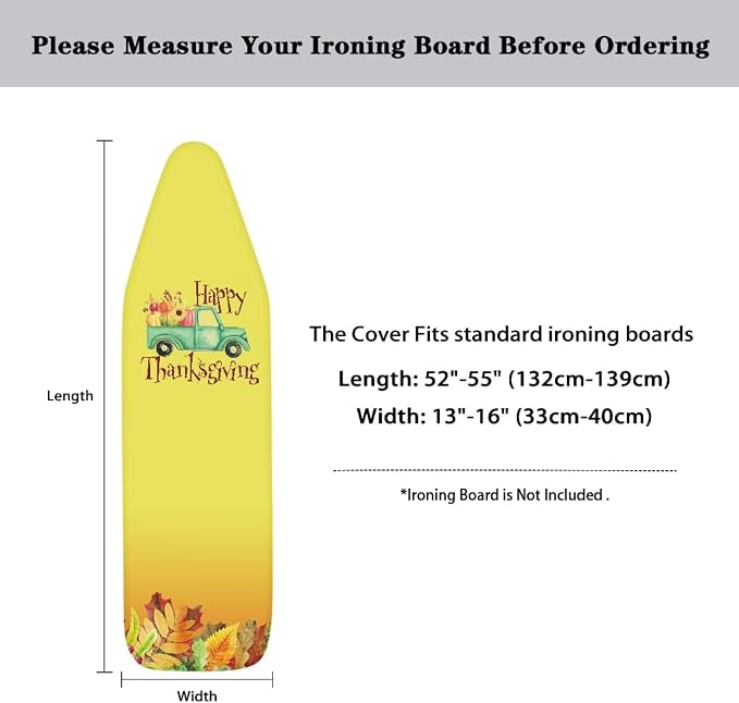 Ironing Board Cover and Pad Standard Ironing Board Full Size - Image 6