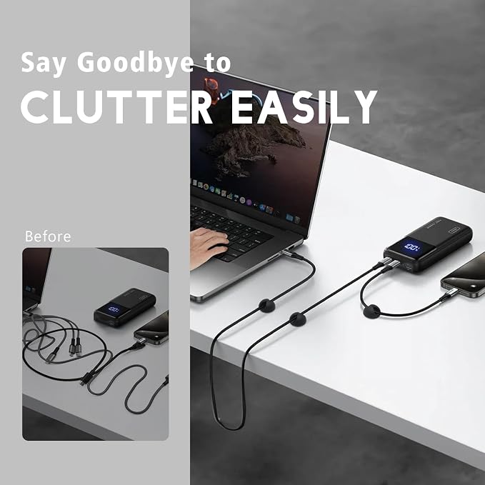SmiLife Cable Clips, Phone Cord Holder - Image 4