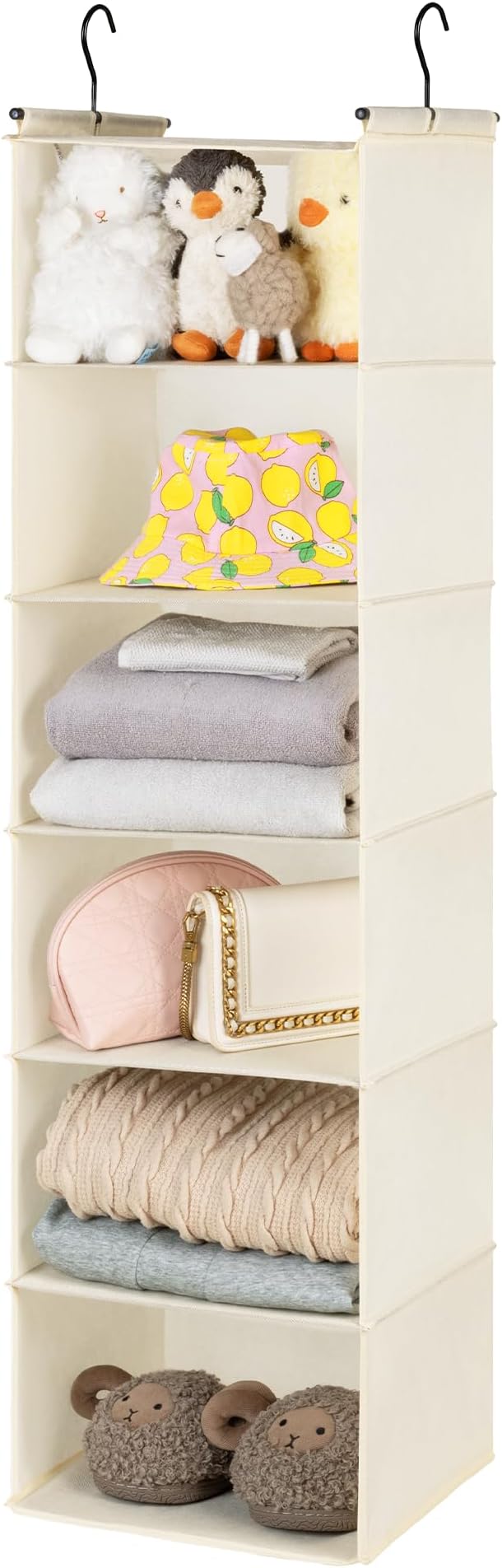 GRANNY SAYS 6-Shelf Hanging Closet Organizer, Foldable Storage, Keeps Clothes by GRANNYSAYS