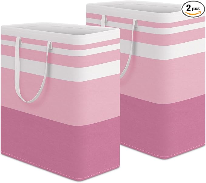 HomeHacks 2 Pack Large Laundry Baskets, Laundry Hampers Bags | Waterproof by HomeHacks