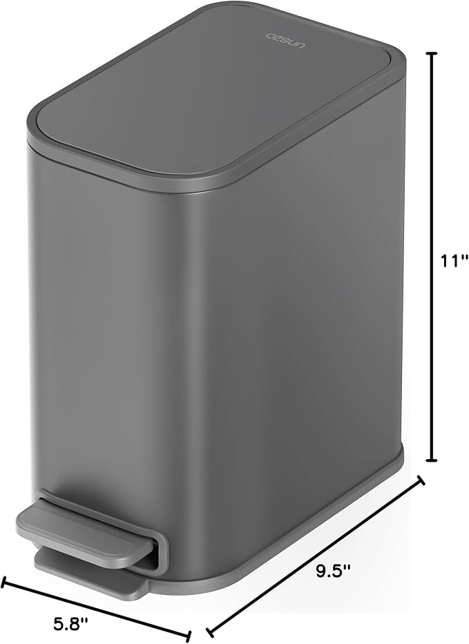 Cesun Small Bathroom Trash Can - Image 9