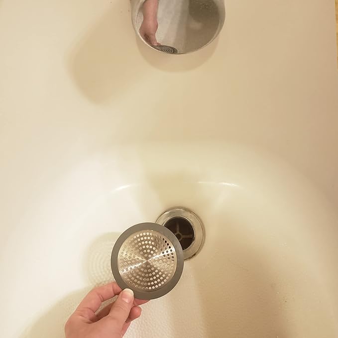 Danco Bathroom Sink & Tub Hair Catcher & Drain Protector - Image 4