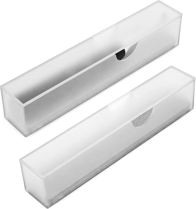 2Pack Acrylic Electric Toothbrush Holder by LUEXBOX