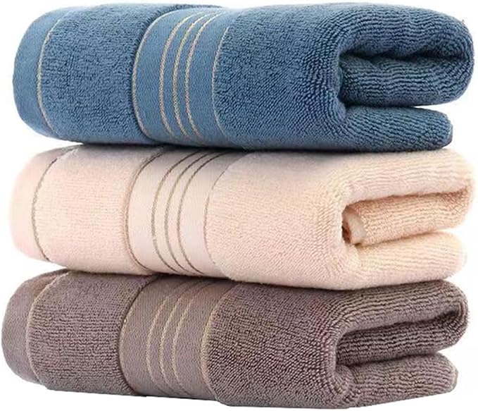 3 Pack Hand Towels for Bathroom, Cotton Soft & Absorbent | Decorative Hand by Zuorery