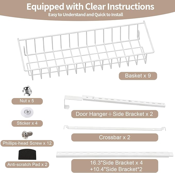 ElegantArray 9-Tier Pantry Door Organizer - Image 8