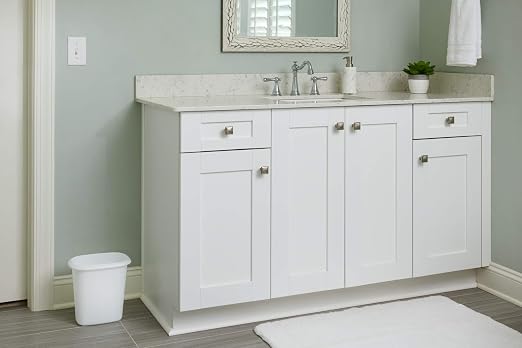 Rubbermaid Vanity Trash Can/Wastebasket 1.5-Gallons/6-Quarts White - Image 4