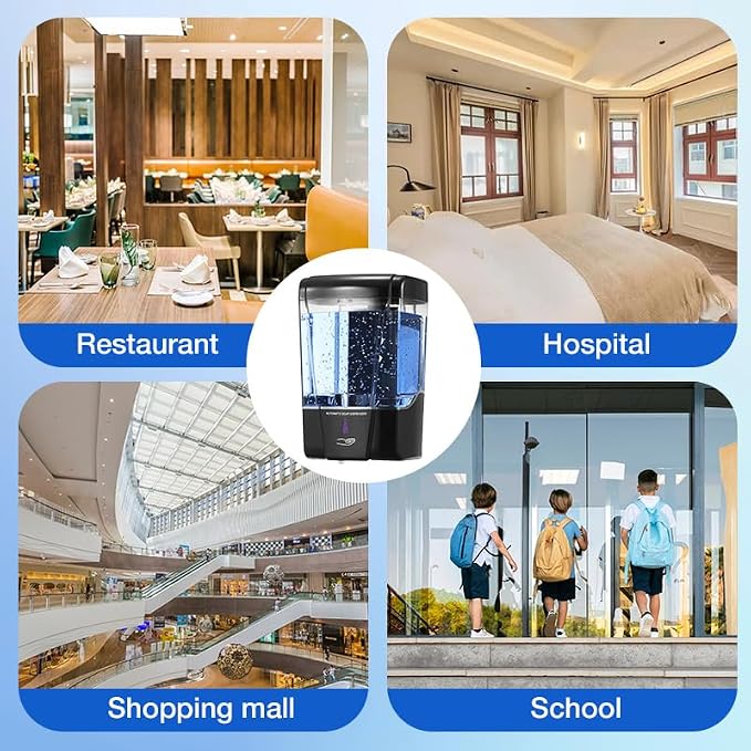 Automatic Soap Dispenser Touchless, 600 ml / 20 oz Commercial Hand Soap - Image 7