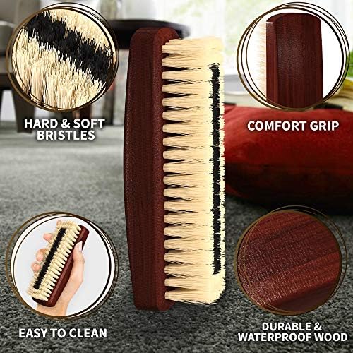 KONEX Dark Wood Lint Brush for Clothes, Handbags - Image 2