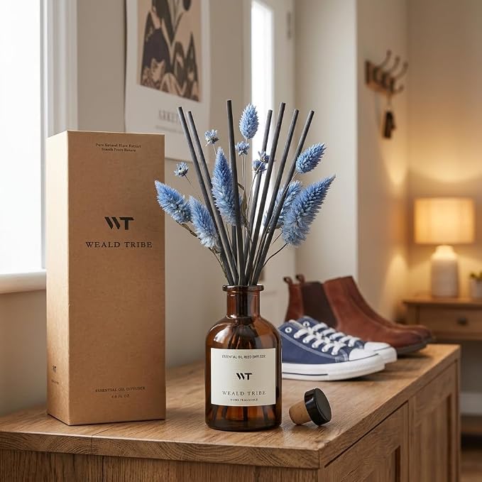Reed Diffuser Set for Bathroom Air Fresheners, Oil Diffuser Sticks | Sage & Sea - Image 5