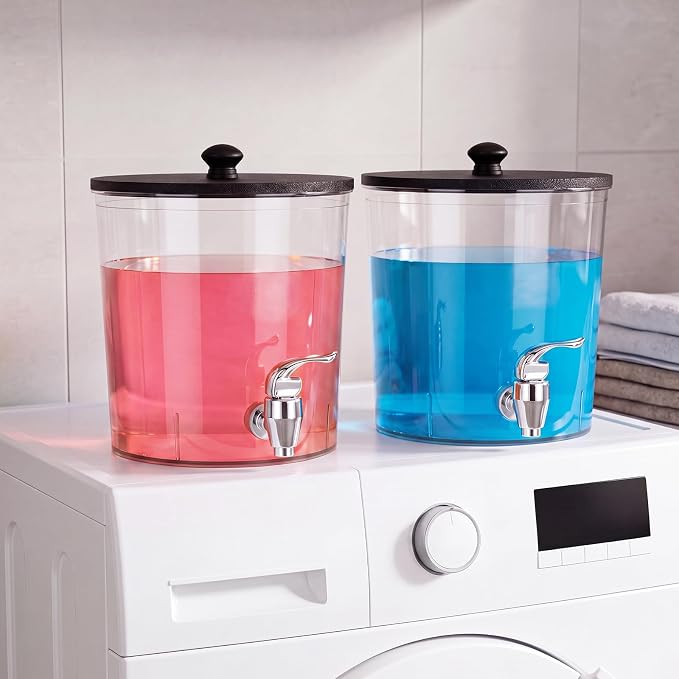 Sawysine 2 Pack Laundry Detergent Dispenser, 145 oz /4.3L Fabric Softener - Image 4