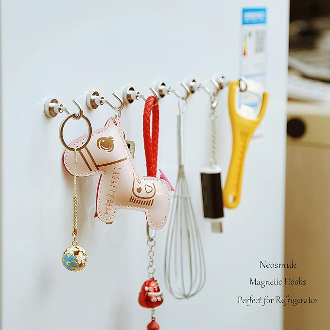 Neosmuk Magnetic Hooks, 30lb Heavy Duty, 12 Pack - Image 3