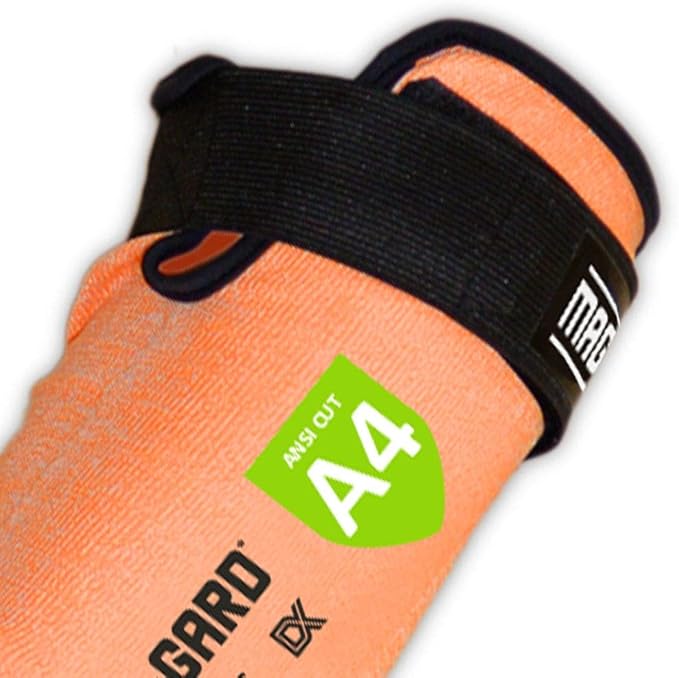 MAGID DXS18BS M-Gard Heat Transfer-DX Technology Cut-Resistant Safety Sleeve - 18" (5 Pair)