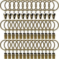 LLPJS 40 Pack Curtain Rings by LLPJSCurtainRingsClipHooks