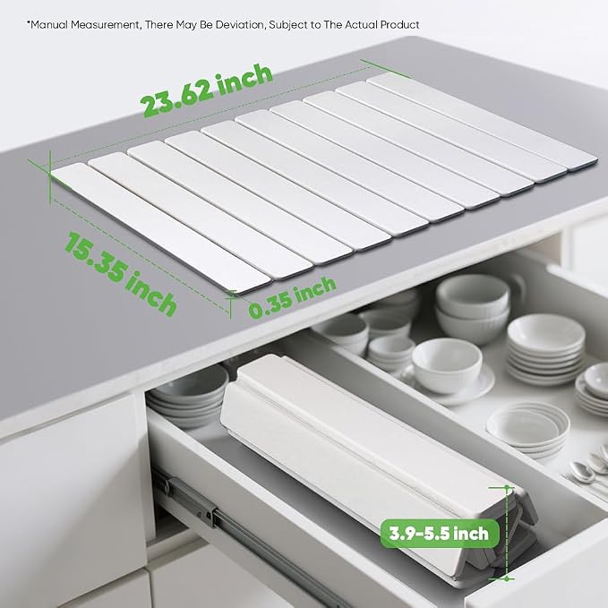 Stone Drying Mat for Kitchen Counter, Quick Diatomaceous Earth Mats for Dishes - Image 4