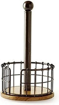 Pfaltzgraff Anvil Wire And Acacia Wood Paper Towel Holder, 13.25-Inch, Antique by Pfaltzgraff