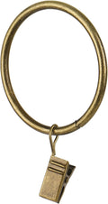 30 PCS Antique Brass Clips Curtain Hooks by Unknown