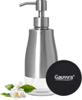 Gaussra Soap Dispenser with Coaster and Stickers - 11 OZ / 320 ML | Brushed by Gaussra