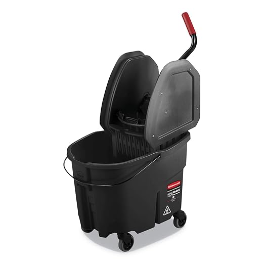 Rubbermaid Commercial Products WaveBrake 35 QT Down-Press Mop Bucket and by RubbermaidCommercialProducts