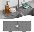 Silicone Faucet Handle Drip Catcher Drying Tray Mat Dish Soap Sponge Holder by Unknown