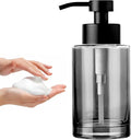 Enra Black Foaming Soap Dispenser, Thick Glass Bathroom Soap Dispenser | 12oz by Enra