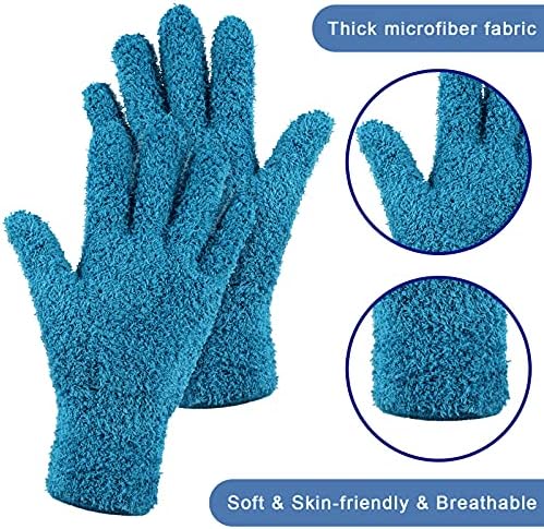 Patelai 3 Pairs Microfiber Dusting Gloves - Image 5