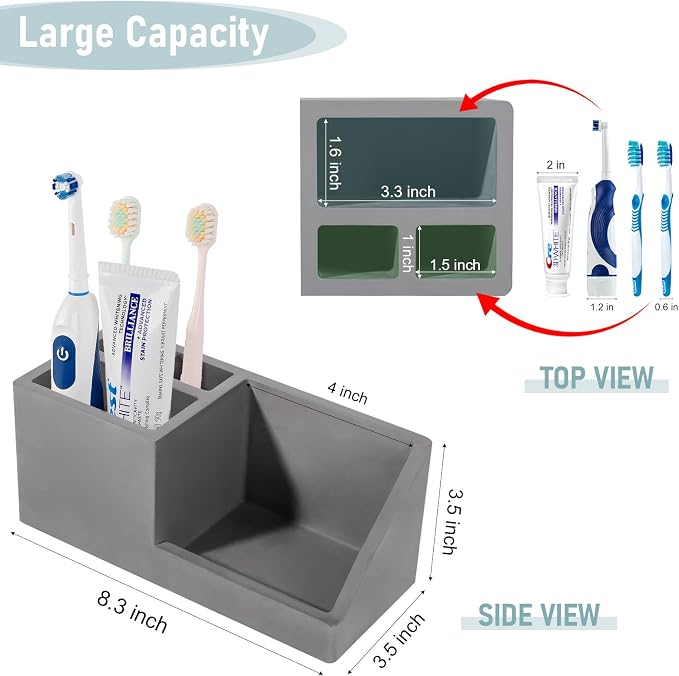 Diatomite Toothbrush Holders Toothpaste Organizer - Image 4