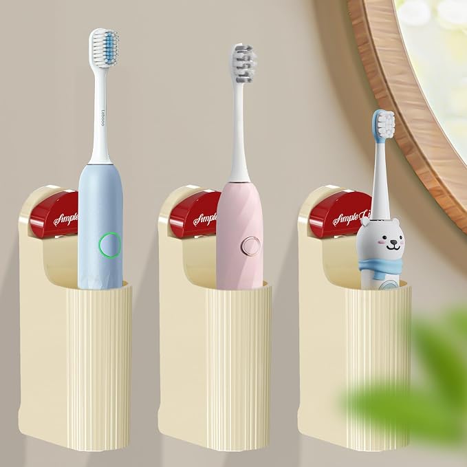 3 Pack Electric Toothbrush Holders by MdakeGo