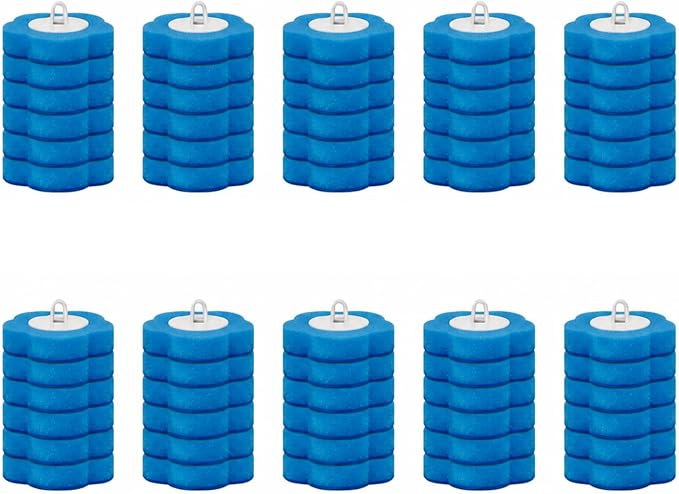 60-Pack Disposable Toilet Brush Refill Pads, Disposable Toilet Bowl Wand Refills by Clowand