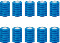 60-Pack Disposable Toilet Brush Refill Pads, Disposable Toilet Bowl Wand Refills by Clowand
