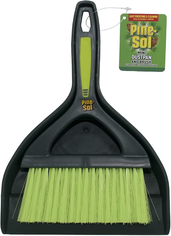 Pine-Sol Mini Dustpan and Brush Set | Nesting Snap-On Design | Portable - Image 6