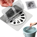 Disposable Shower Drain Hair Catcher Mesh Stickers, Stainless Steel Hair Catcher by WangCai