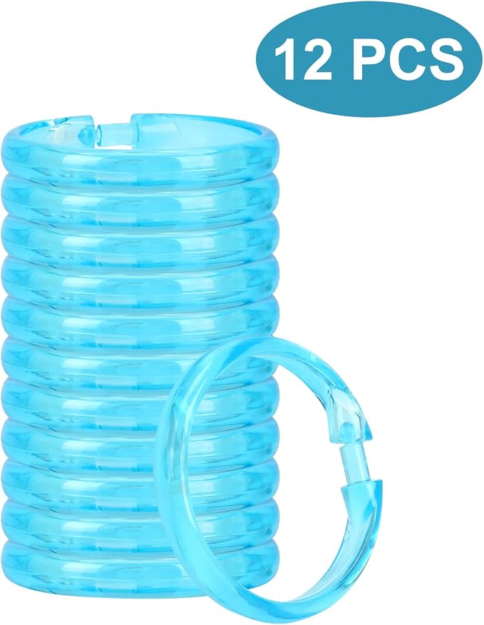 Blue Shower Curtain Hooks - Image 7
